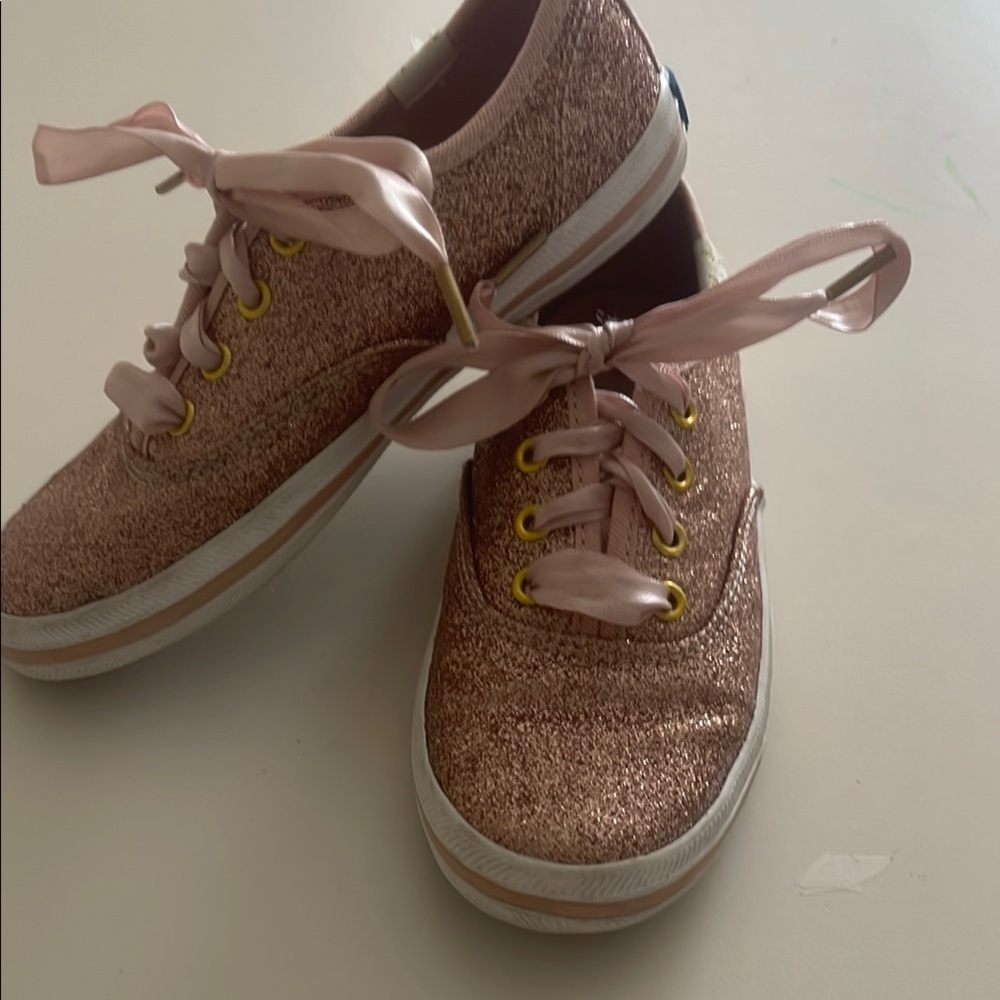 kate spade Pink Sparkly Sneakers